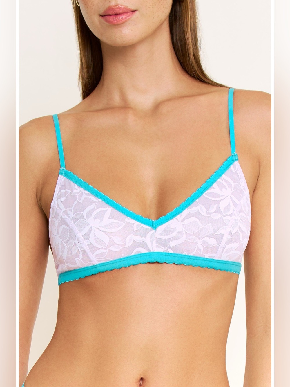 Honeydew Azlin Lace Bralette Honeydew.